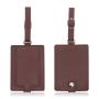 Wholesale hot sale Leather Luggage Tag for Suitcase Women Kids Luggage Travel name Bag Tags with Privacy Cover