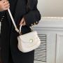 2024 Elegant New Fashion Texture Women's Bag Female Trend Personality Korean Style Single Shoulder Crossbody Bag Bolsos De Mujer