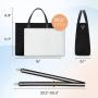 Customized Large Capacity Colorful Eco-Friendly Tote Shopping Bag with Front Pocket and Magnetic Snap Portable Wholesale