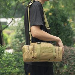 ZX010 Outdoor Waterproof Waist Bag Hiking Camping Sports Travel Single Shoulder Crossbody Sling  Bag