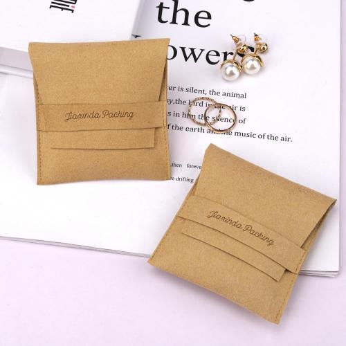 High End Emboss Microfiber Envelope Necklace Earring Storage Bag Envelope Jewelry Microfiber Dust Pouch