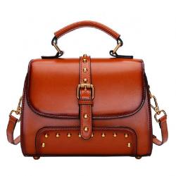 New Style Women Vintage Handbags For Women Genuine Leather Crossbody Bag Classic Ladies Shoulder Bags