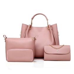 2022 New Womens Handbag Lichee Handbag Sling Bags Wallet Lady Women Ladies Luxury Purses Shoulder Bags 4 Pieces Handbag Bag Set