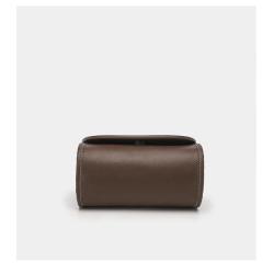 Autumn new cylindrical women bags casual crossbody shoulder bag handbag women brown leather bags
