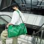 XL306 PU leather Durable Customized Logo Gym Bag Anti Water Large Capacity Sports Duffle Bag Polyester Yoga Bag