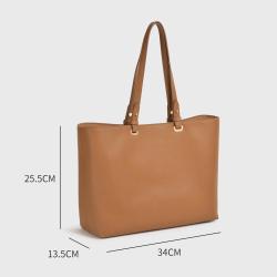 Customize Luxury Pu Leather Big Handbags Quality Pu Leather Fashionable Women Tote Bags