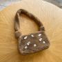 2024 New Style Fashion Hand Bags For Women Design Fur Small Design classics Rhinestone  Ladies Hand Bag