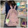ZR237 New Japanese Letter-printed Backpack Versatile Small Fresh Backpack Lovely Schoolbag Female Campus