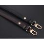 HR200 Adjustable Leather Bag Shoulder Strap Black Extension Shoulder Strap Accessory Adjustable PU Crossbody Bag Long Strap