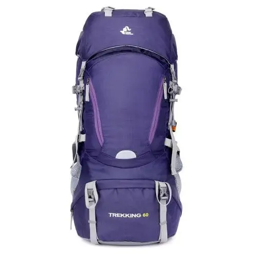 XL035 60L New Version Waterproof Durable Oxford Fabric Outdoor Camping Hiking Backpack Sports Travel Nylon Shoulder Bag Backpack