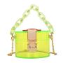 2021 new lipstick bag acrylic single shoulder diagonal small square bag transparent jelly women hand bags