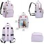 Lovevook custom stylish bags with laptop compartment for ladies 15.6in computer bags large office work college laptop backpacks