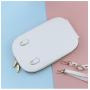 HR641 Women Girls Long White Wallet Fashion Girl Crossbody Purse Square Card Holder Handbag Coin Purse Phone Storage Wallet