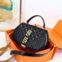 Top product women handbag super fiber material ladies bag quality designer hand bag fashion chain crossbody saddle bag for girls