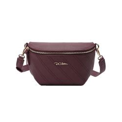 2024 Custom Embroidery PU Leather Waist Bag For Women Crossbody Fanny Pack