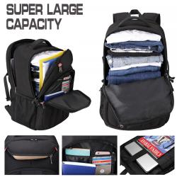 Custom Business Travel Backpack Large Friendly Work Back pack With Laptop Compartment Daily Men's Backpack