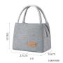 Portable Waterproof Insulated Oxford Cooler Bag Cold Food Container School Picnic Travel Lunchbox Lunch Bag