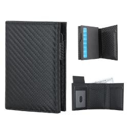Wholesale Slim Wallet for Men Credit Card Holder with Pop Up Card Case RFID Blocking Mens Minimalist Wallet Metal Money Clip