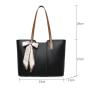 2024 Advanced New Lychee Grain Shoulder Tote Bag Vegan Leather PU Two Soft Underarm Straps Fashionable Simple Design Beach Use