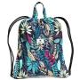 Gelory Factory Custom Printing Logo Students School Bagpack Women Durable Canvas Drawstring Bag