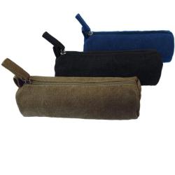 Gelory China Factory Wholesale Highly Heavy Canvas Material And Bag Type Storage Pencil Case