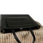 2023 OEM Custom wholesale Handbags Suppliers Black PU Leather Tote bag With Pouch Classical Office Laptop Ladies Handbag