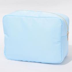 Stock Ice Blue S M L XL 4 Pieces No MOQ Nylon Waterproof Toiletry Bag Accessories Organizer Gifts Cosmetic Travel Makeup Bag