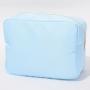 Stock Ice Blue S M L XL 4 Pieces No MOQ Nylon Waterproof Toiletry Bag Accessories Organizer Gifts Cosmetic Travel Makeup Bag