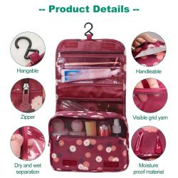 Portable Beauty Storage Bags Waterproof Toiletry Handbag  Organization Travel Multiple Cosmetic Bag Layers Quilted Makeup Bag