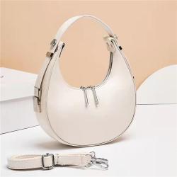 Wholesale new fashion half moon Bolsas de mujer vegan leather bags shoulder bag hand bags For Women