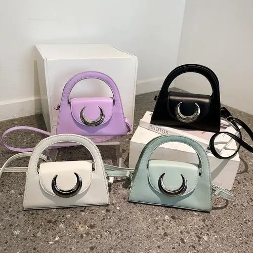 Magnetic Buckle Bags For Women New Style Fashion Ladies Customs Handbags Pu Leather Womens Shoulder Bags