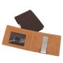 Minimalist Men's Wallet Money Clip PU Leather Mens Clip Wallet RFID Leather Money Clip