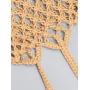 2024 Summer Mesh Tote Bags Women Handbags Ladies Casual Shoulder Beach Bag Cotton Tote Handbags For Holiday