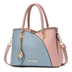 KBW707 Wholesale Hot Women Bags New Fashion Handbags High Quality PU Plaid Color Collision Ladies Single Shoulder Crossbody Bag