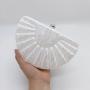 2024 New Single Shoulder Diagonal Cross Half Round Shell Acrylic Bag sac main femm sac