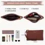 LOVEVOOK OEM custom fashion luxury high quality leather women laptop tote bag for work 15.6 inches business work office handbags