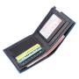 H007 Custom Logo Men's Wallets Leather Short Coin Purse Classic Credit Card Holder Business PU Leather Wallet As Gift