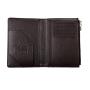 RFID Blocking Premium PU Leather Passport Holder Travel Wallet Cover Case With Zipper Coin Pocket
