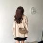 Women's Light Casual Small Single Shoulder Bag Metal Chain Solid Color Crossbody Bag Retro Soft Fashion Mini Clutch Bag Handbag