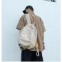 ZWY238 Simple Solid Color Nylon Student Schoolbag Men Women Daily Outdoor Sports Travel Shoulder Bag Wholesale Laptop Backpack