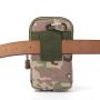 ZR747 New Outdoor Waist Bag Belt Sports Men Shoulder Crossbody Bag Riding Waistpack Canvas Waterproof Chest Phone Bag Travel War