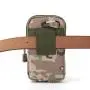 ZR747 New Outdoor Waist Bag Belt Sports Men Shoulder Crossbody Bag Riding Waistpack Canvas Waterproof Chest Phone Bag Travel War