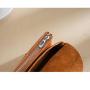 ZX021 Genuine Leather Men And Women Zipper Wallets Credit Card Key Coin Purse Mini Wallet Business Pouch Storage Pocket