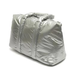 CHANGRONG Custom puffer duffle bag Women Quilted Overnight Weekender travel Bag for Sports