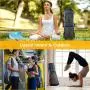 Yoga Mat Holder Carrier Yoga Backpack With  Water Bottle Holders Full Zip Yoga Mat Carrying Bag for Women Men Gym Sport Travel