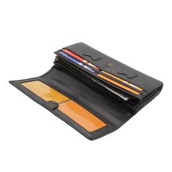 PU Leather wallet ladies wallet long casual clutch zipper multi-card wallets for women