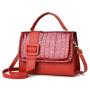 OEM Low MOQ Handbag Custom logo I speak Fluent French Vegan Leather PU Fashion Ladies Handbags 2022 Totes