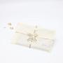 Customized Natural Color Muslin Cotton Envelope Pouch Underwear Cloth Packaging Canvas Garment Envelope Dust Bag