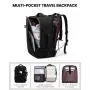 LOVEVOOK Carry on Backpack Flight Approved with 3 Packing Cubes laptop travel backpack bag with usb duffel bags for men women