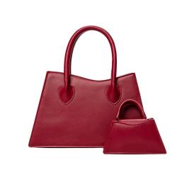 2024 Custom Vegan Leather Hand Bags Set For Women Ladies Fashion Handbags Purses